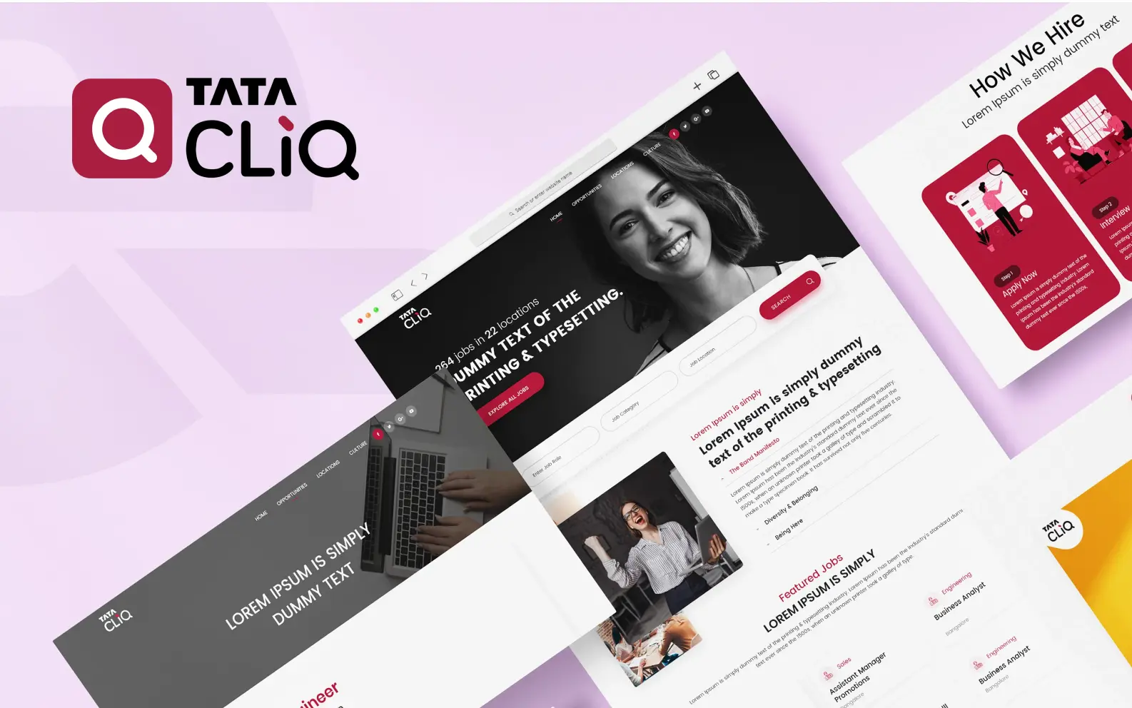 Tata CLiQ careers website preview
